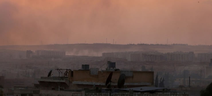 Aleppo's Castello Road in Syria